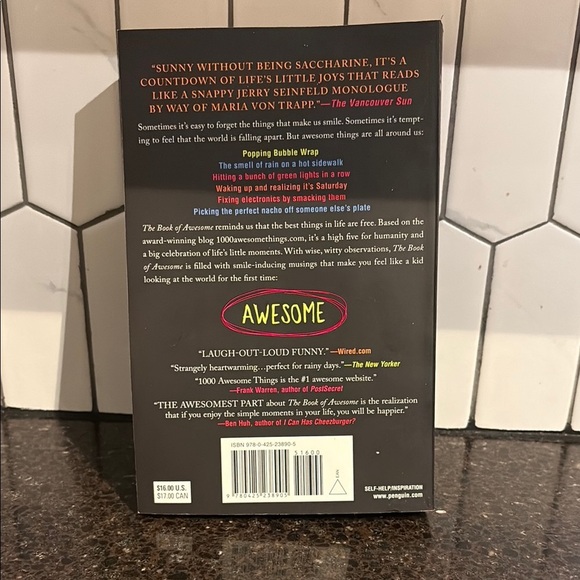 4/$20 The Book of Awesome by Neil Pasricha - Picture 2 of 4
